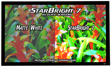 starbright high gain high power projection screen